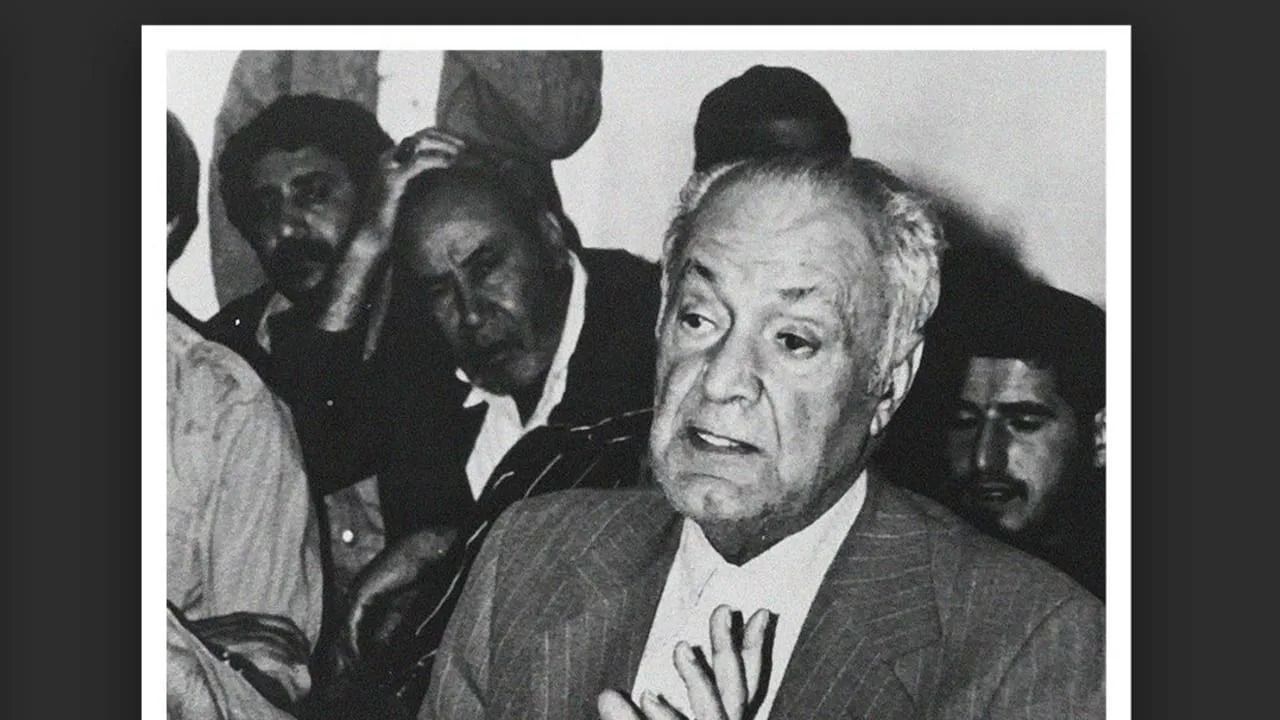 Habib Elghanian, a prominent leader of Iran's Jewish community, seen during his trial in Iran that led to his 1979 execution.