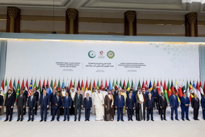 همبستگی ۵۰ کشور عرب و اسلامی در حمایت از قطر و فلسطین؛ تهران: راهحل دوکشوری مشروعیت ندارد