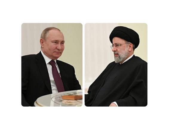 خبرگزاری وابسته به سپاه: پوتین در دیدار با رئیسی استرس داشت، کراواتش را دوبار منظم کرد