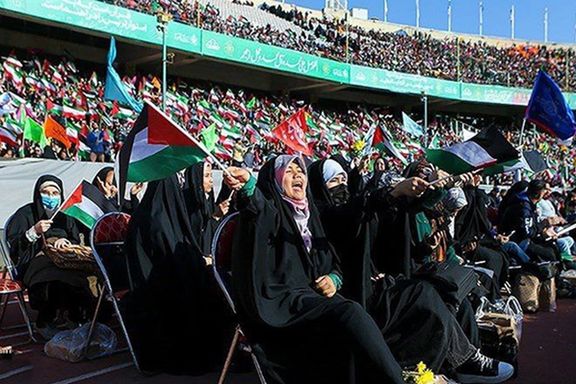 با وجود ممنوعیت میزبانی از سرخابیها؛ برگزاری اجتماع صد هزارنفری حجاب در ورزشگاه آزادی