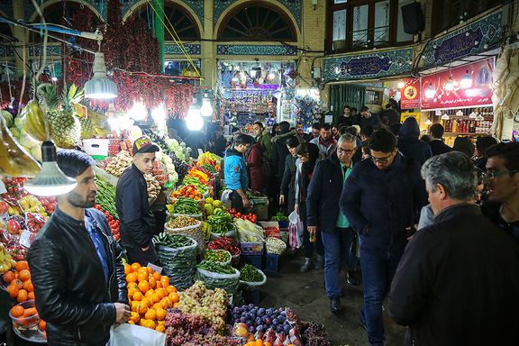 Shopping in Tehran for the winter Yalda festival.