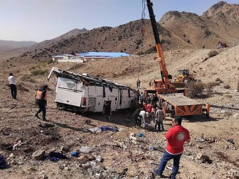 Bus crash in northern Iran kills at least four, injures 20