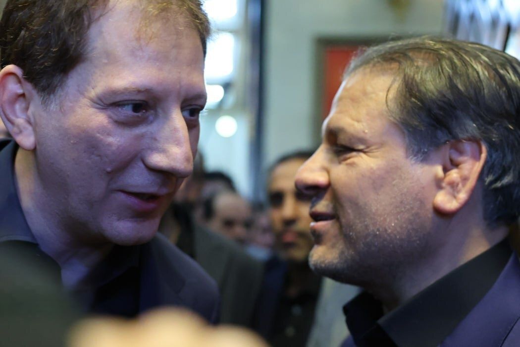 حضور بابک زنجانی در مراسم ختم پدر علی انصاری. / خرداد ۱۴۰۴