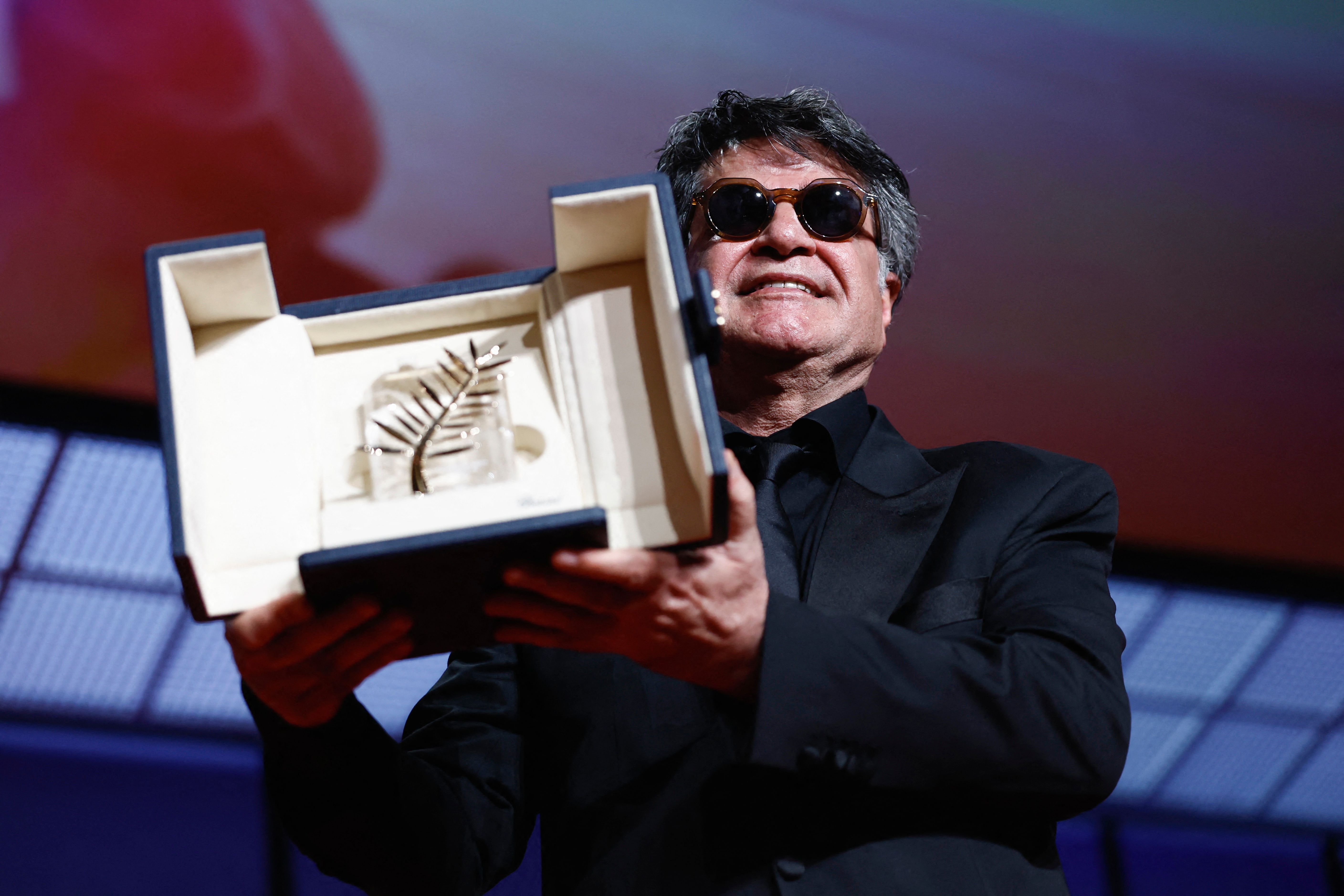 Jafar Panahi received Palme d'Or at the Cannes Film Festival on May 24, 2025