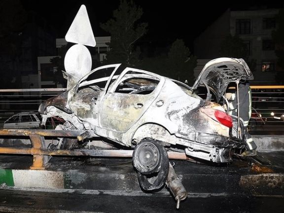 A car accident in Iran in March 2023