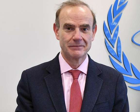 The EU envoy coordinating talks on reviving the Iran nuclear deal, Enrique Mora.