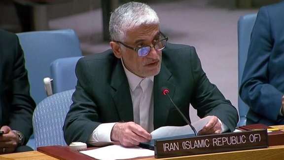 Iran’s Ambassador to the UN, Amir-Saeid Iravani