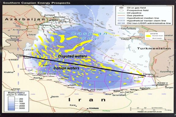 Southern Caspian Sea energy fields