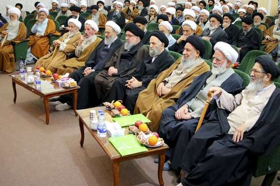 A group of senior Iranian clerics. Undated