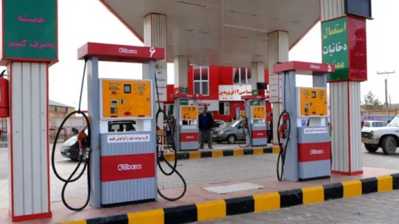 A gas station in Iran