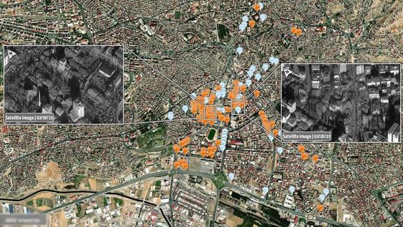 اسرائیل با تصاویر ماهواره کانونهای تخریب زلزله ترکیه را برای امداد فوری شناسایی میکند