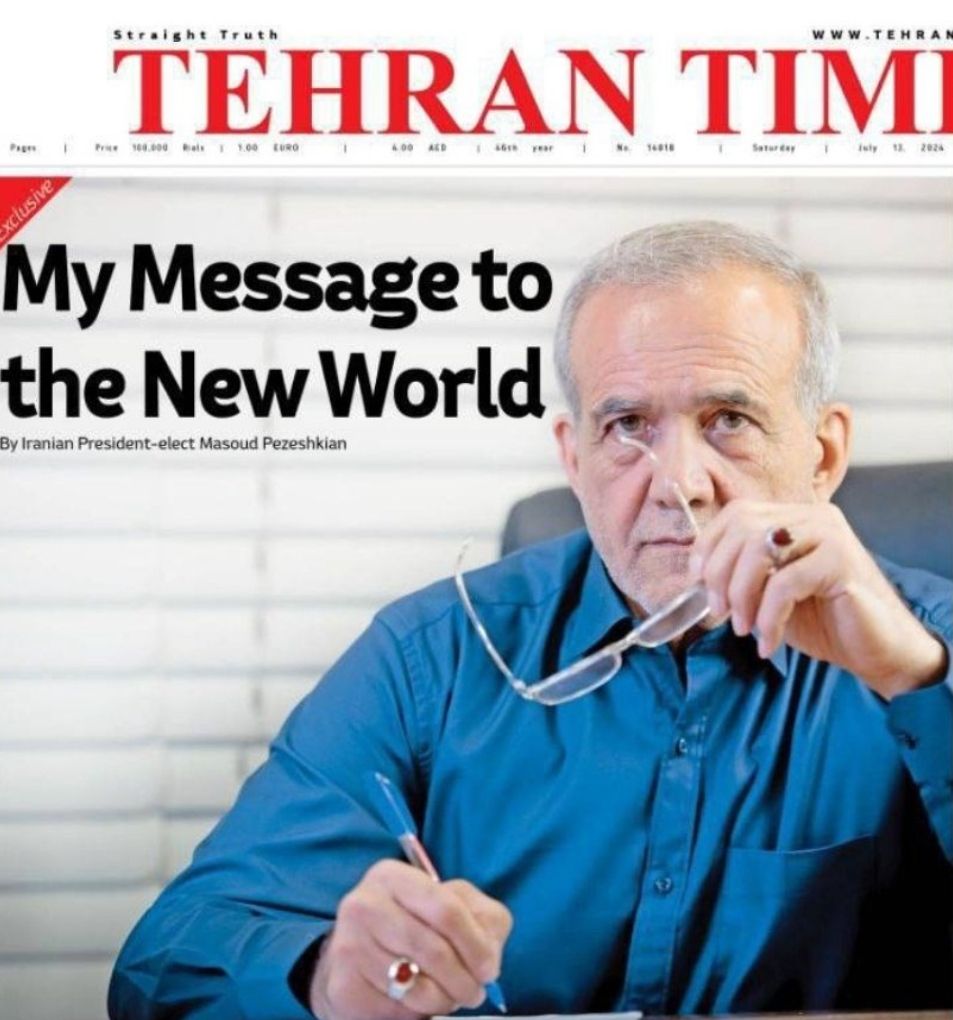 Iran’s president-elect Masoud Pezeshkian