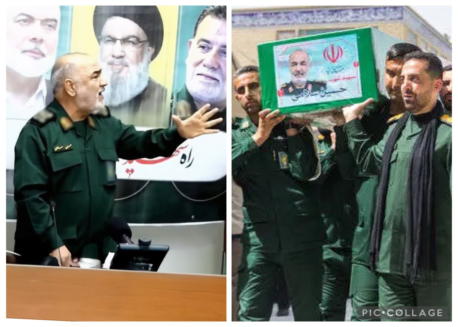 سخنگوی سپاه: سلامی در اتاق فرماندهی به خاطر اصابت موشک‌ها دچار هیجان شد