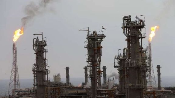 Part of Iran South Pars gas production infrastructure