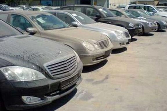 Foreign cars smuggled into Iran and impounded