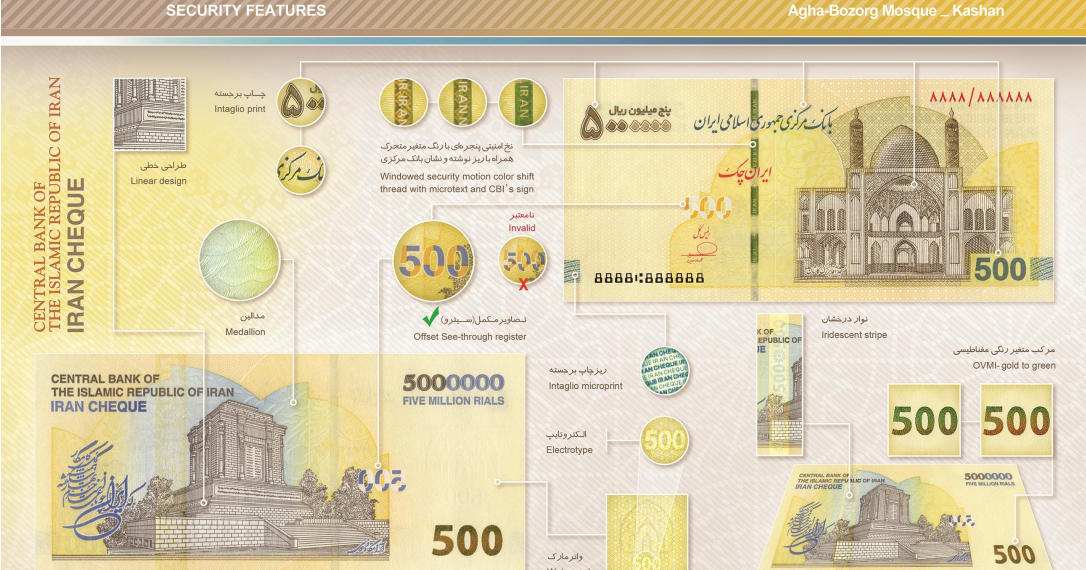 5000000 Riel Iran rolls out 5 million-rial banknote, about $3.10 at market rate ...