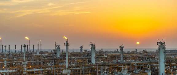 Gas flaring in South Pars/North Dome Gas-Condensate field in the Persian Gulf