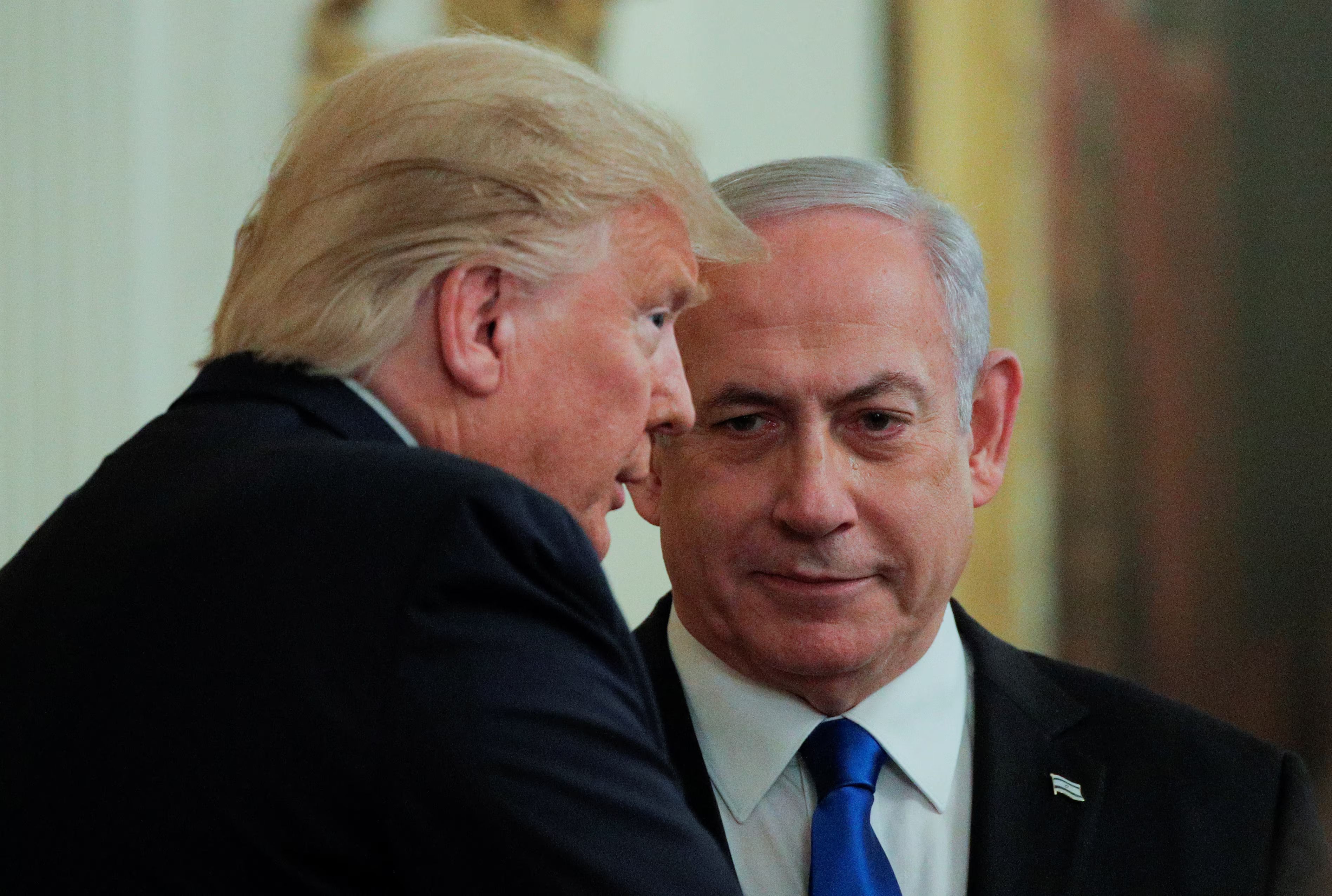 US President Donald Trump and Israel's Prime Minister Benjamin Netanyahu