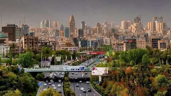 A view from the Iranian capital Tehran