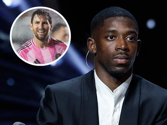 تبریک مسی به برنده توپ طلا: برایت خوشحالم عثمان، شایستگیاش را داری