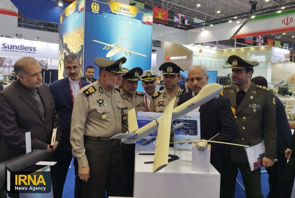 Iranian Commander Visits Russia’s Army 2023 Expo  