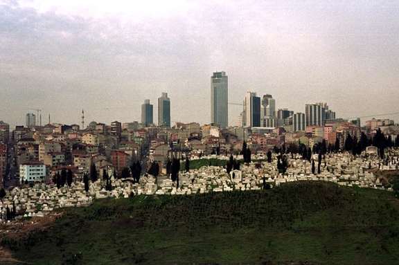 A view of Turkey’s largest city Istanbul