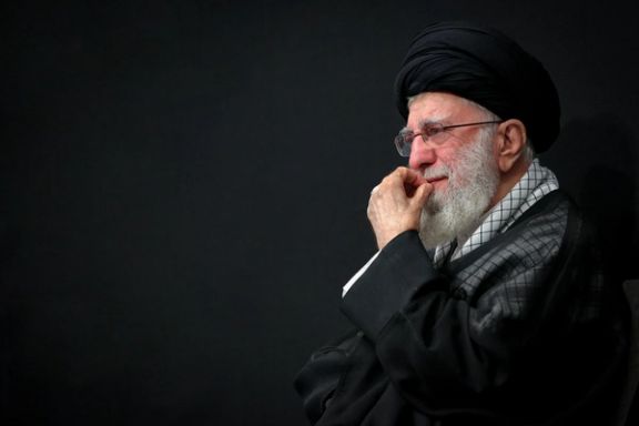Iran’s ruler Ali Khamenei during a religious ceremony in Tehran