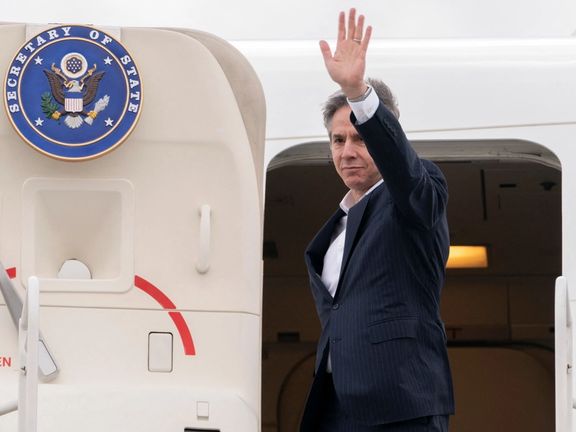 US Secretary of State Antony Blinken leaving Warsaw for Israel. March 26, 2022