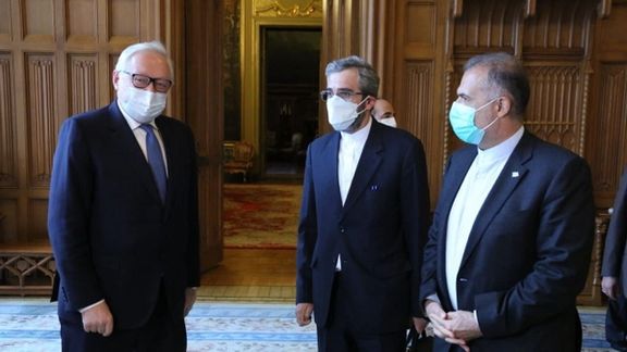 Iran's nuclear negotiator Ali Bagheri Kani in Moscow. December 7, 2021