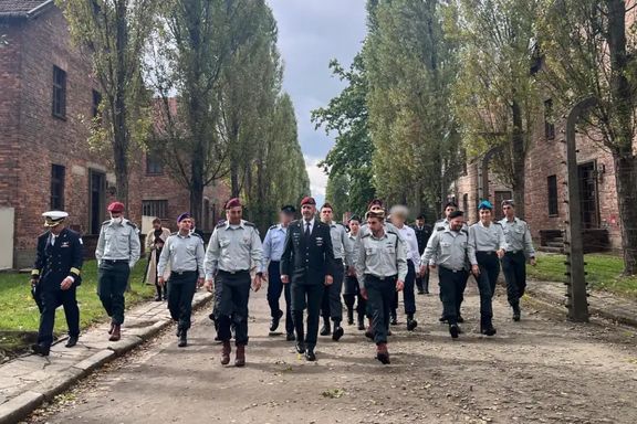 IDF delegation at Auschwitz-Birkenau in Poland, September 19, 2022