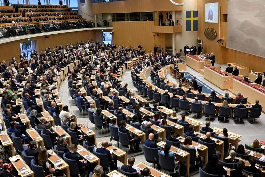 A parliament session in Stockholm 