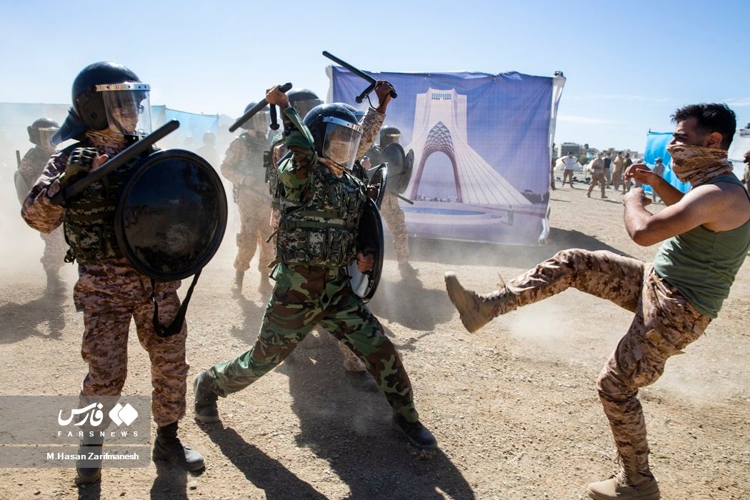 Iran's Revolutionary Guards Conduct Suppression Drill In Tehran