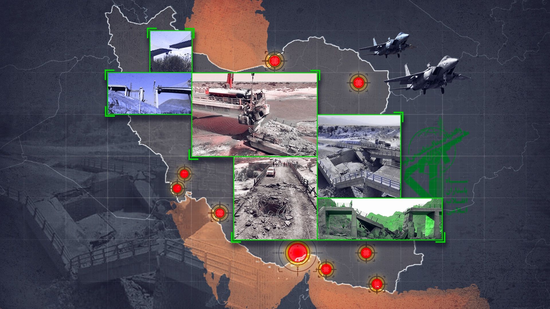 670 bridges, 380 tunnels: The network that moves Iran's army and its missiles