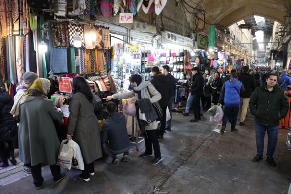 Iranians in a market