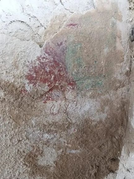 نقاشی مربوط به دوره ساسانی در شهر گور