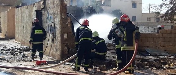 رییس آتش نشانی شیراز دلیل انفجار مهیب در این شهر را انفجار در کارگاه سیلندر گاز اعلام کرد