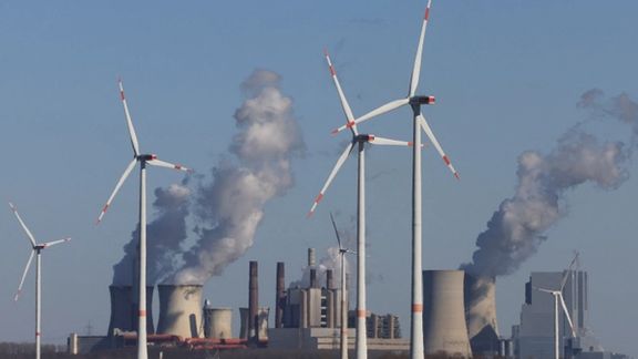 Wind power stations of German utility RWE, one of Europe's biggest electricity companies. March 2022