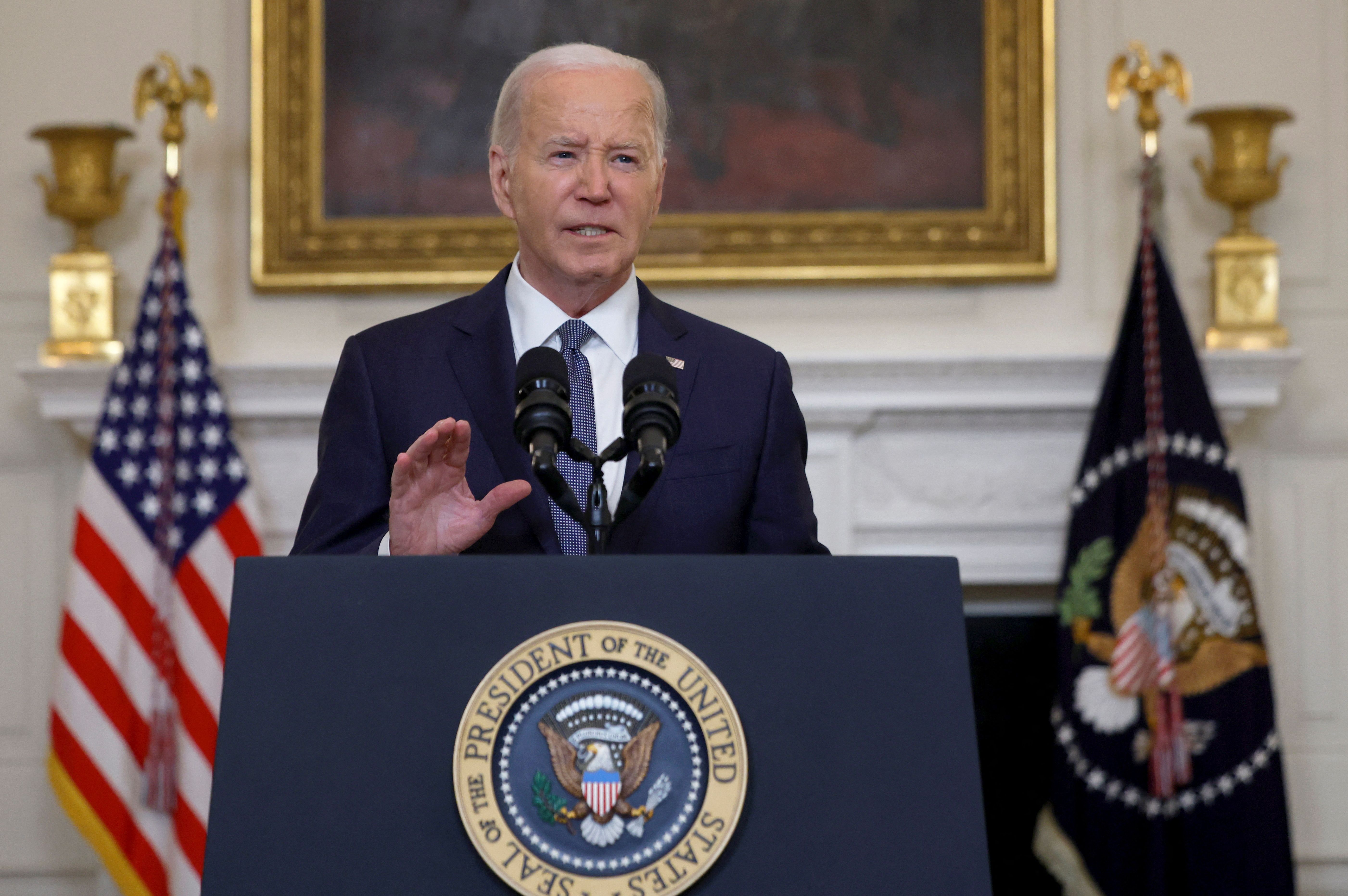 Biden says Gaza truce could avert Iran's attack on Israel