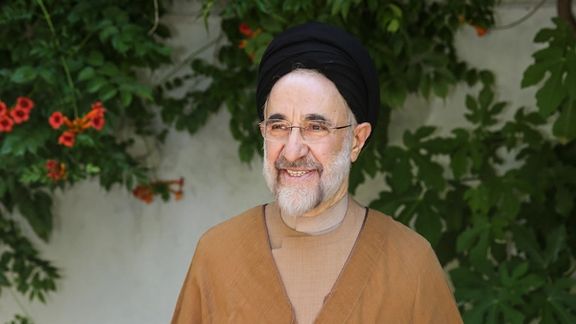 Former Iranian president Mohammad Khatami