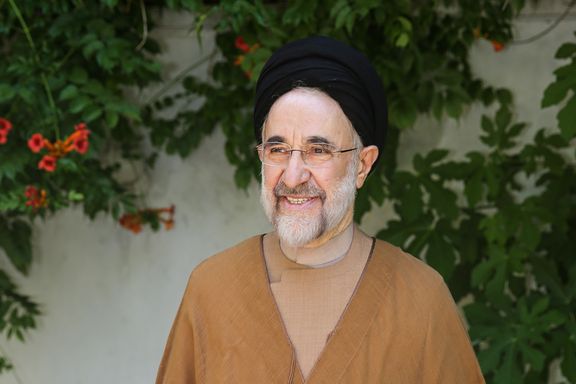 Former Iranian reformist president Mohammad Khatami. Undated