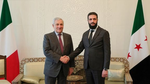 دیدار وزیر خارجه ایتالیا با احمدالشرع