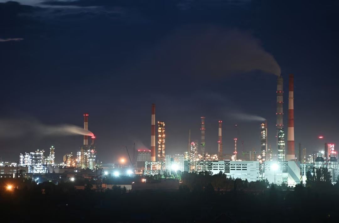 A view shows a local oil refinery in Omsk, Russia June 6, 2022. 