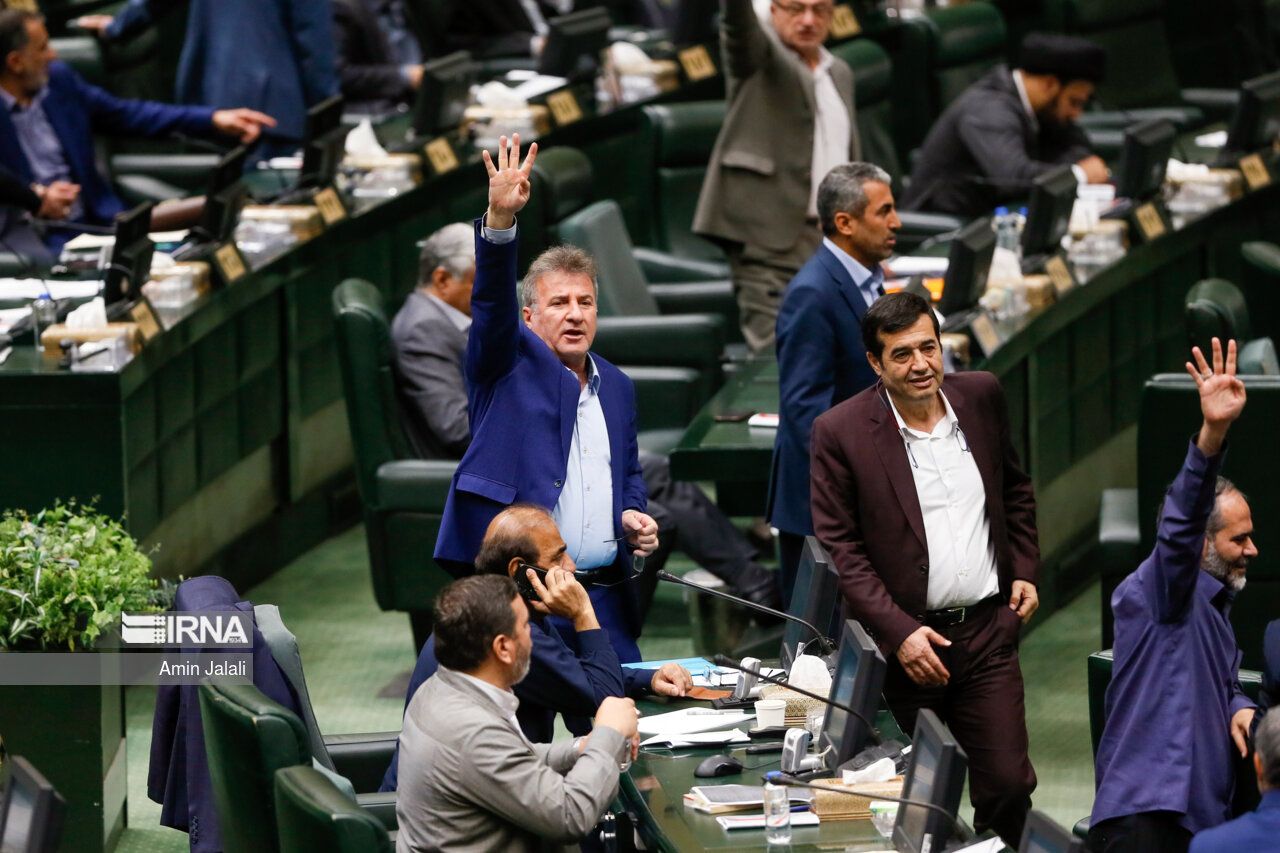 A session of the Iranian parliament on May 15, 2024