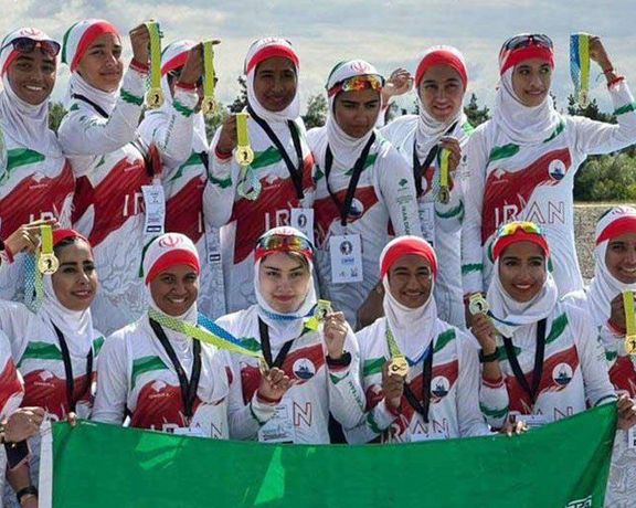 نخستین مدال دراگونبوت به دست آمد؛ نایب قهرمانی زنان ایران در کاپ جهانی چین