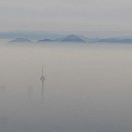 صورة جوية: التلوث يغطي العاصمة الإيرانية