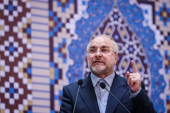 Mohammad Bagher Ghalibaf, Iran's parliament speaker. April 18, 2022