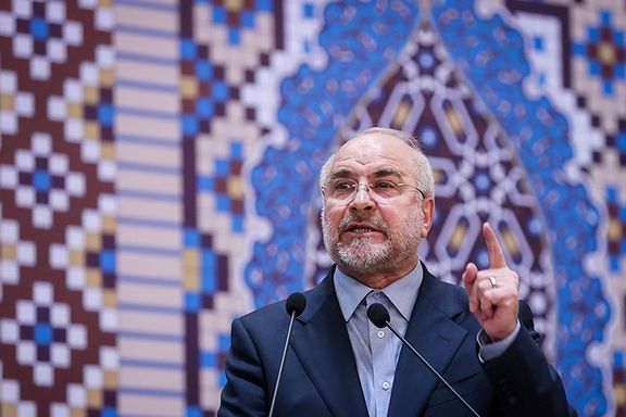 Iran's parliament speaker Mohammad Bagher Ghalibaf. April 18, 2022
