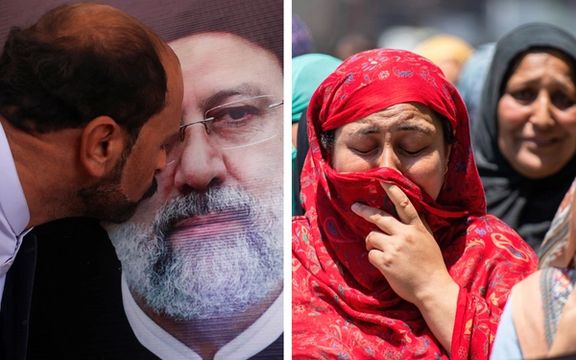 عزاداری پاکستانیها برای ابراهیم رئيسی در پیشاور و کشمیر