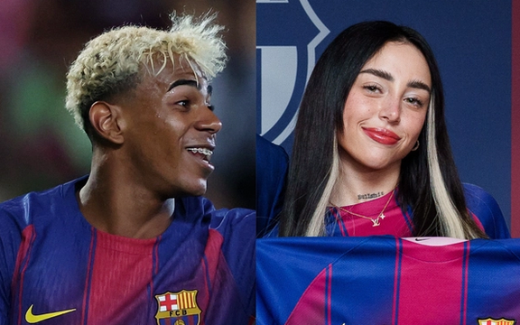 رابطه عاشقانه لامین یامال با نیکی نیکول خواننده معروف آرژانتینی