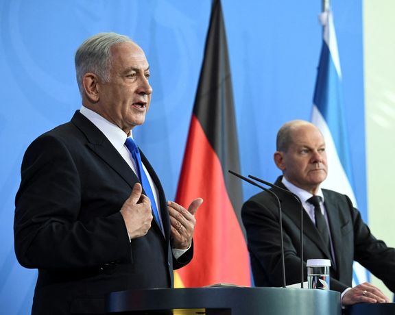 تزامنا مع زيارة شمخاني لأبوظبي..نتنياهو من برلين: سنفعل كل ما بوسعنا لمنع "إيران النووية"